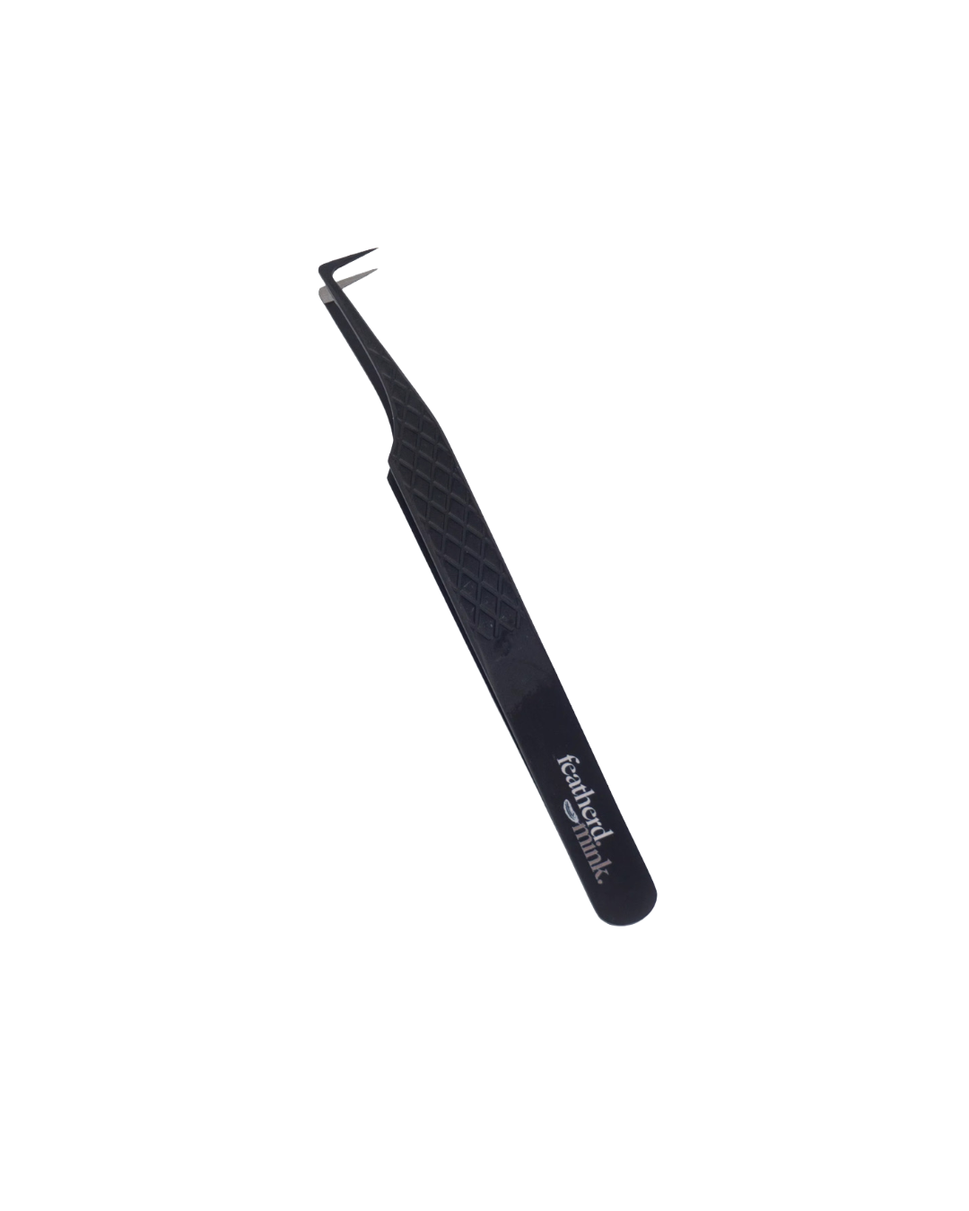 Lash Tweezers with Featherd Grip