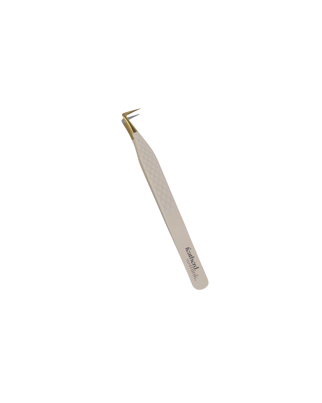 Lash Tweezers with Featherd Grip